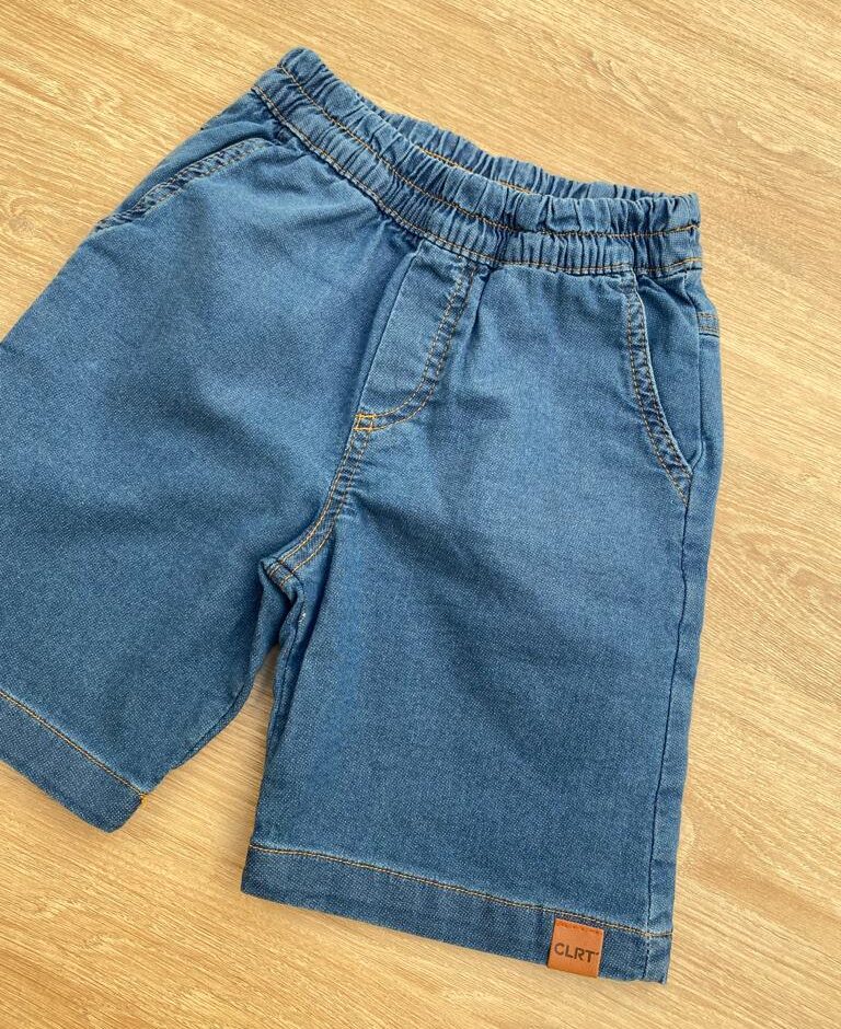 fernandaramoskids com br Bermuda Masculina Infantil Jeans com Bolsos1