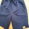 fernandaramoskids com br Bermuda Masculina Infantil Moletom Azul Marinho com Cordão1