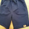 fernandaramoskids com br Bermuda Masculina Infantil Moletom Azul Marinho com Cordão2
