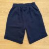 fernandaramoskids com br Bermuda Masculina Infantil Moletom Azul Marinho com Cordão3