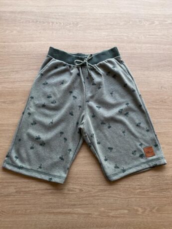 fernandaramosstore com br Bermuda Masculina Infantil Verde Estampada com Coqueiros1