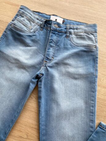 fernandaramoskids com br Calça Masculina Infantil Jeans Claro Skinny com Bolsos1