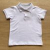 Camiseta Infantil Masculina Casual Slim Ogochi Gola Polo Branca Fernanda Ramos Kids