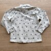 fernandaramoskids com br Camisa Infantil Masculina Manga Longa Cinza Estampada de Coqueiros2