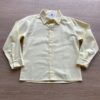 Camisa Infantil Masculina Manga Longa Social Amarela Fernanda Ramos Kids