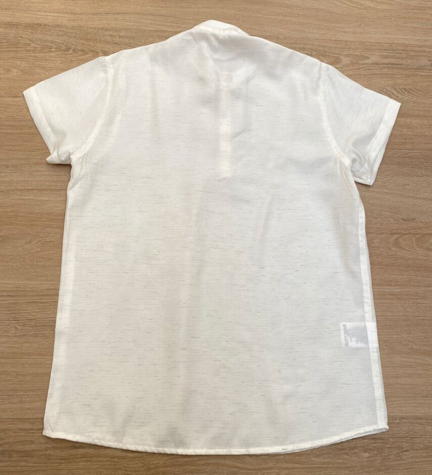 fernandaramoskids com br Camisa Masculina Infantil Manga Curta Ogochi Off White2
