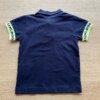 fernandaramoskids com br Camisa Polo Masculina Infantil Azul Marinho com Detalhe Verde Lima2