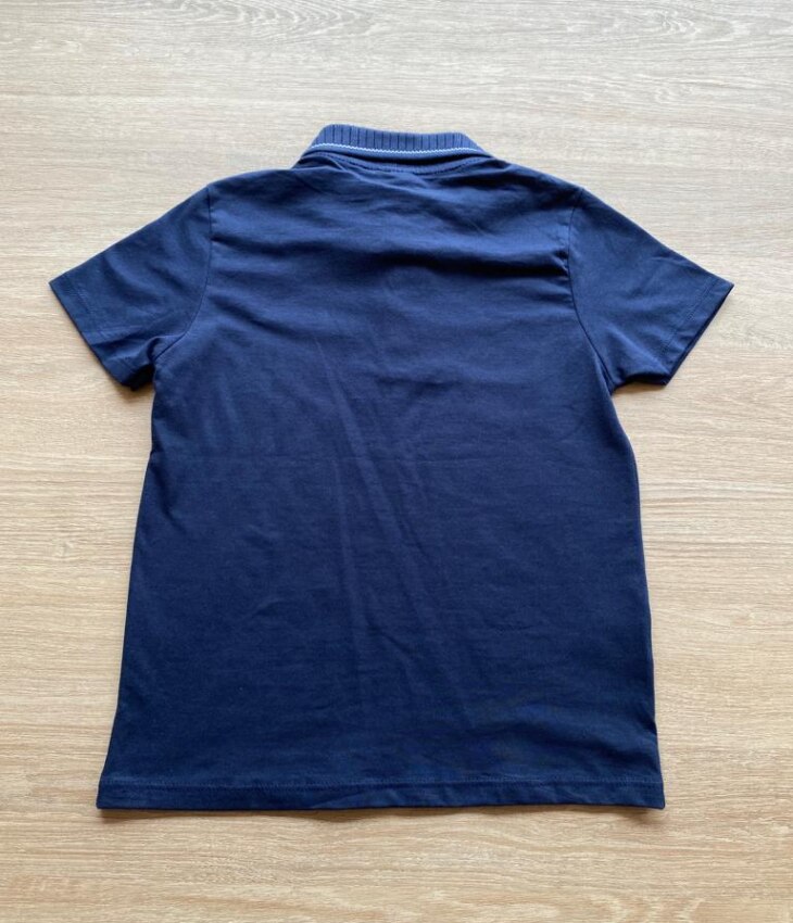 fernandaramoskids com br Camisa Polo Tradicional Masculina Infantil Manga Curta Azul Marinho2