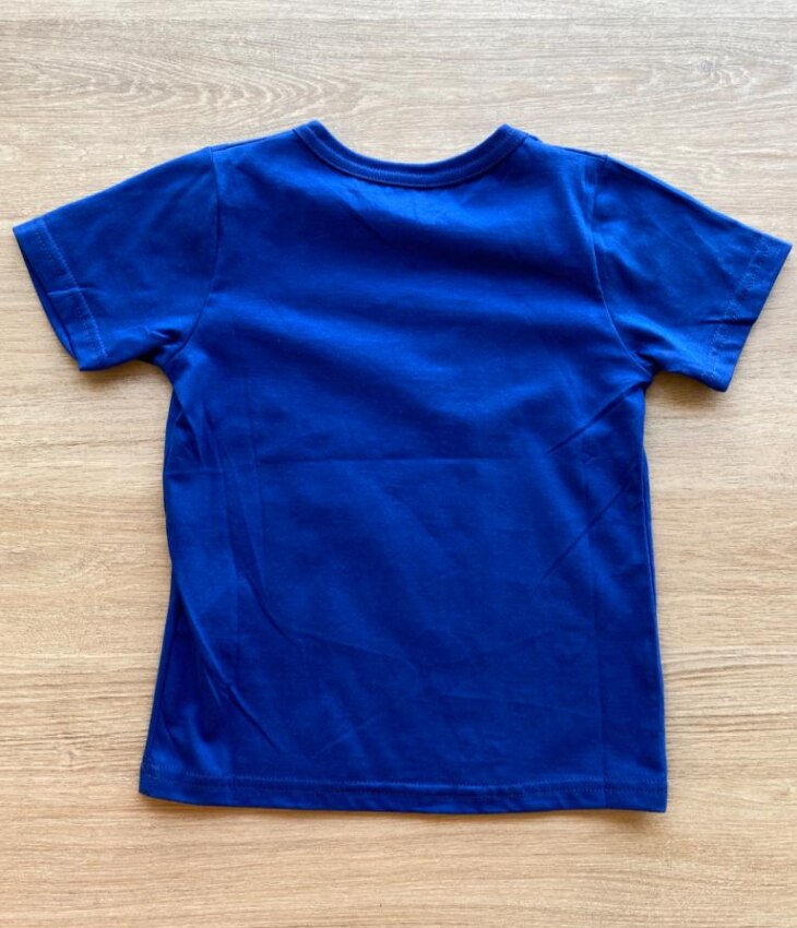 fernandaramoskids com br Camiseta Infantil Masculina Básica Manga Curta Azul Bic3
