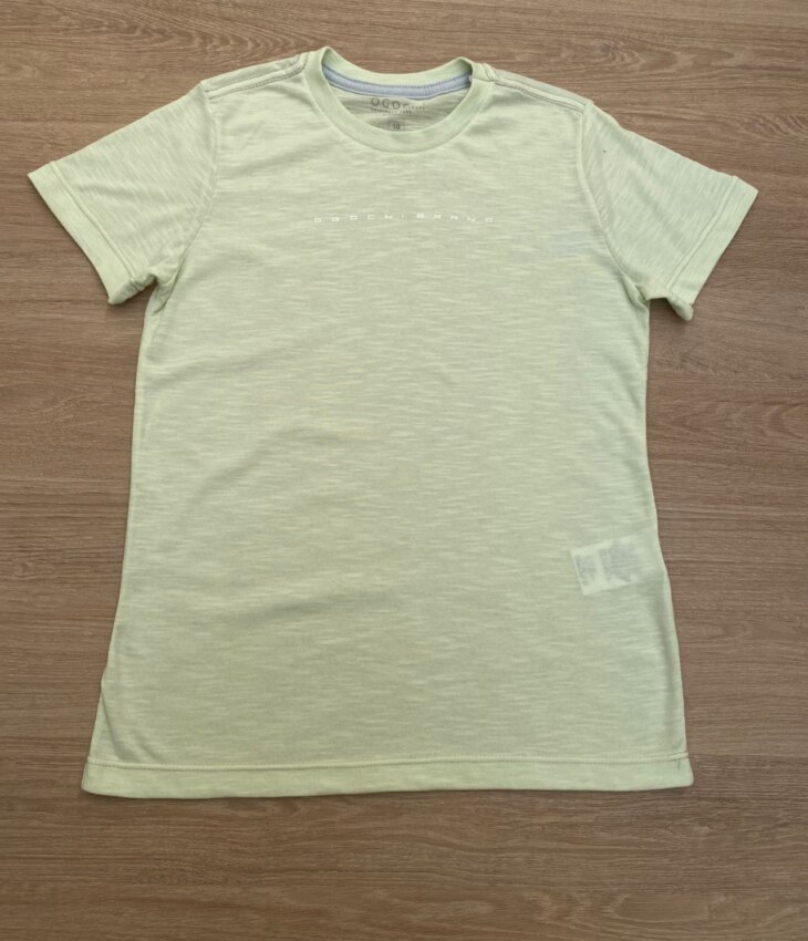 Camiseta Infantil Masculina Essencial Ogochi Verde Claro Fernanda Ramos Kids