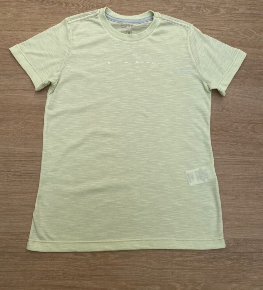 Camiseta Infantil Masculina Essencial Ogochi Verde Claro Fernanda Ramos Kids