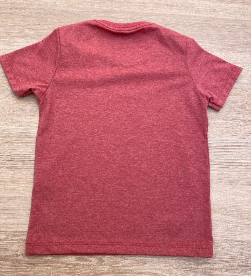 fernandaramoskids com br Camiseta Infantil Masculina Essencial Ogochi Vermelha Mesclada3