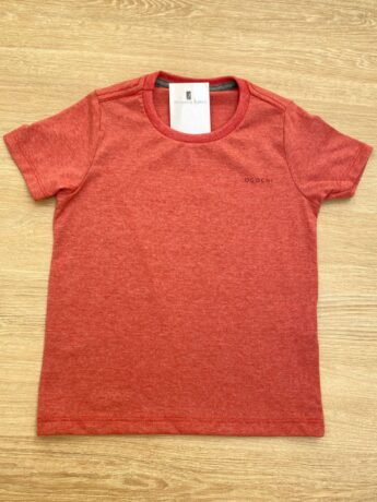 Camiseta Infantil Masculina Essencial Ogochi Vermelha Mesclada Fernanda Ramos KIds