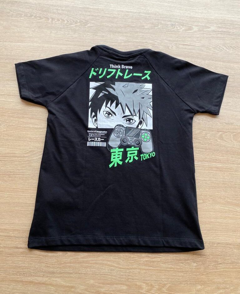 fernandaramoskids com br Camiseta Infantil Masculina Genius Preta com Estampa2