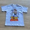Camiseta Infantil Masculina Manga Curta Cinza com Estampa Fernanda Ramos Kids