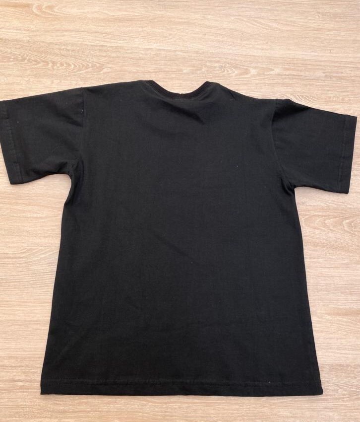 fernandaramosstore com br Camiseta Infantil Masculina Manga Curta Preta com Estampa3