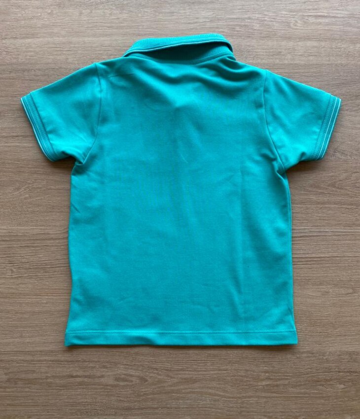 fernandaramosstore com br Camiseta Infantil Masculina Polo Essencial Slim Ogochi Verde Água3