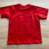 fernandaramoskids com br Camiseta Infantil Masculina Vermelha com Estampa em Amarelo3