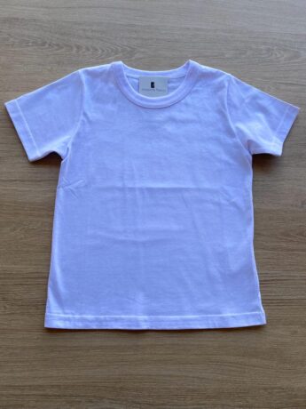 Camiseta Masculina Infantil Básica Branca Fernanda Ramos Kids