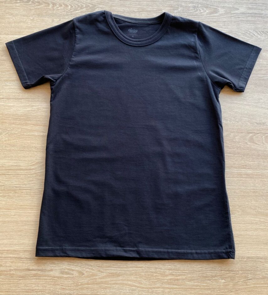 fernandaramoskids com br Camiseta Masculina Infantil Básica Manga Curta Preta1