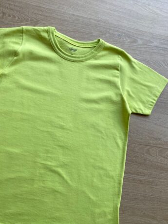 fernandaramoskids com br Camiseta Masculina Infantil Básica Manga Curta Verde Lima1