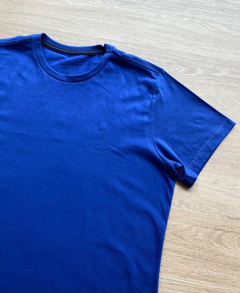 fernandaramoskids com br Camiseta Masculina Infantil Essencial Manga Curta Azul1