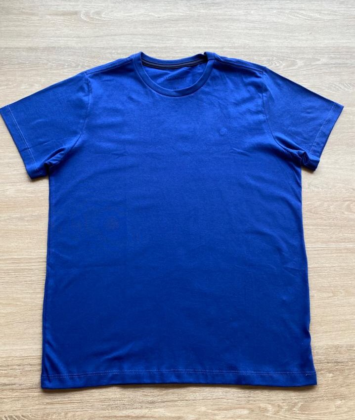 Camiseta Masculina Infantil Essencial Manga Curta Azul Fernanda Ramos Kids