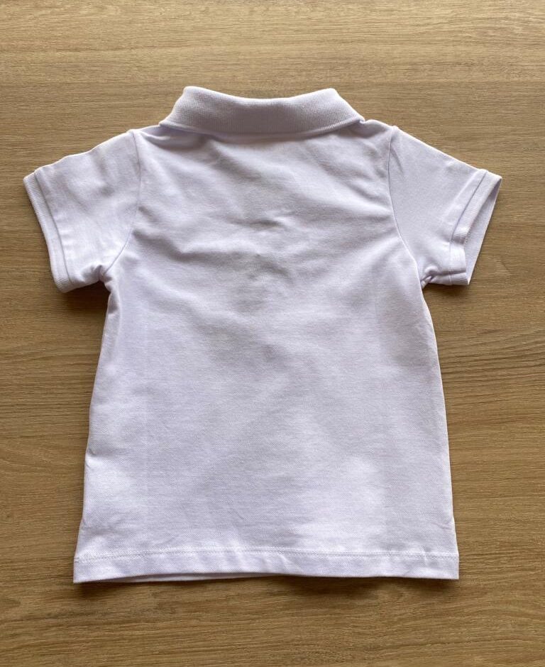 fernandaramoskids com br Camiseta Masculina Infantil Essencial Ogochi Gola Polo Branca2