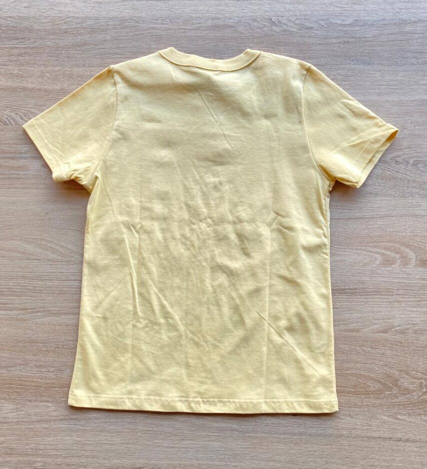 fernandaramoskids com br Camiseta Masculina Infantil Manga Curta Amarela Play3