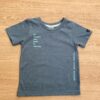 Camiseta Masculina Infantil Manga Curta Azul Mesclado Fernanda Ramos Kids