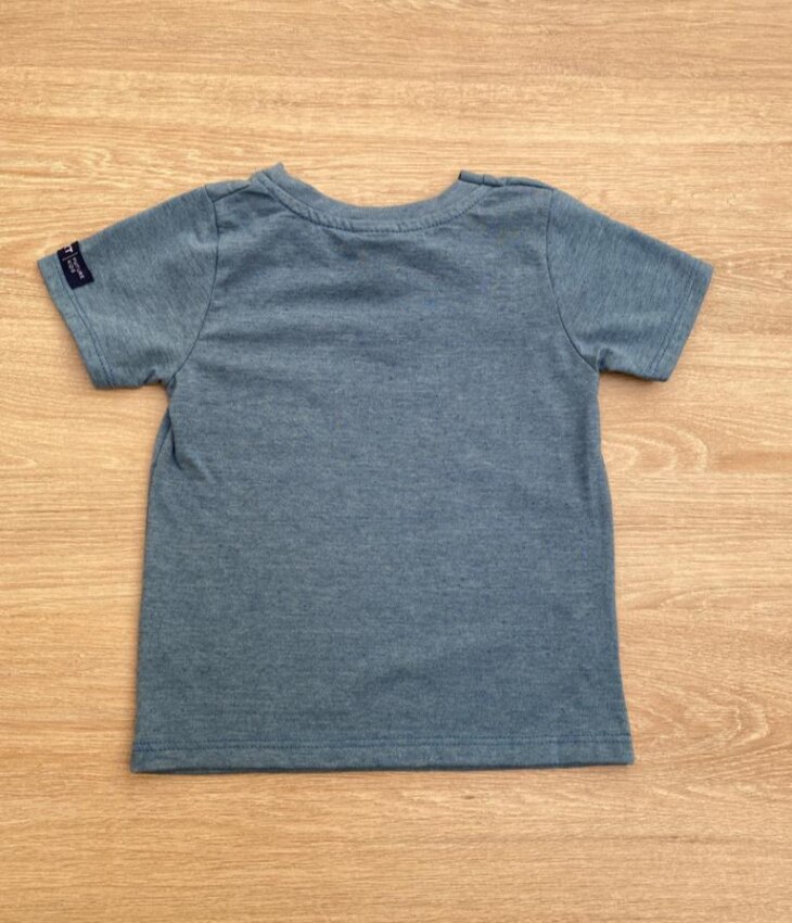 fernandaramoskids com br Camiseta Masculina Infantil Manga Curta Azul Mesclado2