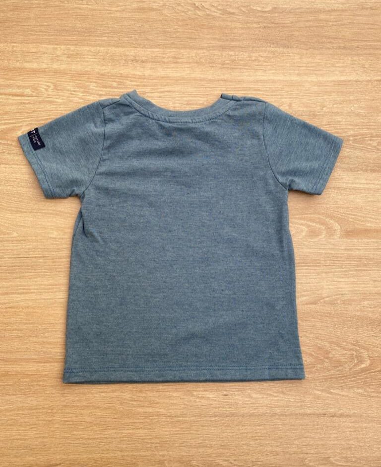 fernandaramoskids com br Camiseta Masculina Infantil Manga Curta Azul Mesclado2