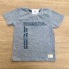 Camiseta Masculina Infantil Manga Curta Oceans Azul Mesclado Fernanda Ramos Kids