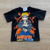 Camiseta Masculina Infantil Manga Curta Preta com Estampa Fernanda Ramos Kids
