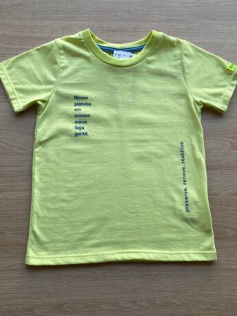 fernandaramoskids com br Camiseta Masculina Infantil Manga Curta Verde Lima1
