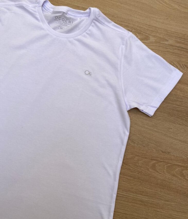 fernandaramosstore com br Camiseta Masculina Infantil Ogochi Essencial Branca1