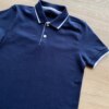fernandaramoskids com br Camiseta Polo Masculina Infantil Manga Curta Azul Marinho1