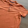 fernandaramoskids com br Camiseta Polo Masculina Infantil Manga Curta Essencial Laranja1
