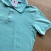 fernandaramoskids com br Camiseta Polo Masculina Infantil Manga Curta Essencial Verde Água1