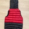 fernandaramoskids com br Colete Infantil Masculino Touca Removível Vermelho com Detalhes Preto2