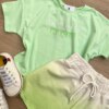 fernandaramoskids com br Conjunto Feminino Juvenil Magic Cropped e Short Verde1