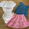 fernandaramoskids com br Conjunto Infantil Feminino Body, Colete e Saia Xadrez Rosa2