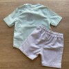 fernandaramoskids com br Conjunto Infantil Masculino Camisa Manga Curta Verde Água e Bermuda3