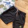 Conjunto Infantil Masculino Camiseta Estampada e Bermuda Preta2