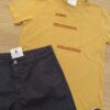 fernandaramosstore com br Conjunto Infantil Masculino Camiseta Mostarda e Bermuda de Sarja1