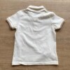 fernandaramoskids com br Conjunto Infantil Masculino Camiseta Polo Off White e Bermuda Cru com Suspensório3