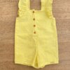 fernandaramoskids com br Macaquinho Feminino Infantil Babados nas Alças Laise Amarelo1