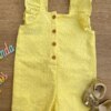 fernandaramoskids com br Macaquinho Feminino Infantil Babados nas Alças Laise Amarelo2