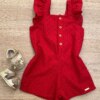 fernandaramoskids com br Macaquinho Feminino Infantil Babados nas Alças Laise Vermelho1
