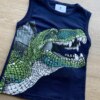 fernandaramoskids com br Regata Infantil Masculina Azul Marinho com Estampa em Alto Relevo1
